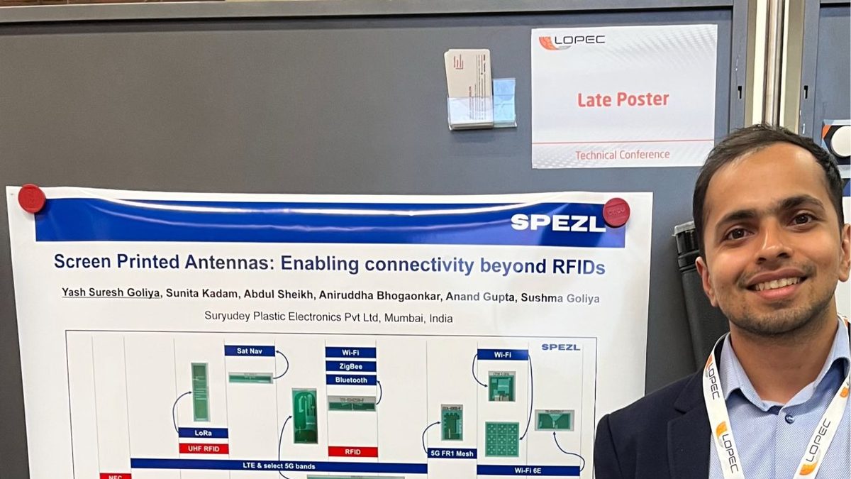 Screen printed antennas presented at LOPEC 2025: connectivity beyond RFIDs